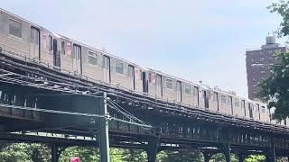 R62A 1 Train departing Dyckman Street [upl. by Einafets]