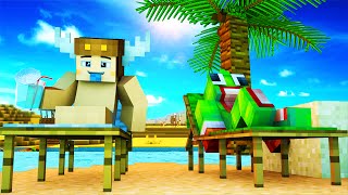 Minecraft Daycare  BABY BEACH VACATION  Minecraft Kids Roleplay w UnspeakableGaming [upl. by Alaaj]