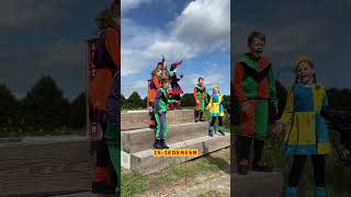 Klaar voor het nieuwe Nationale Sinterklaaslied 24 van de Pietenkidz sinterklaas shorts [upl. by Hgielak64]