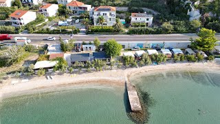 Camp Luka amp Apartments Vojnovic  Dugi Rat  Croatia EU  video by N Grubisic 4K [upl. by Notselrahc]