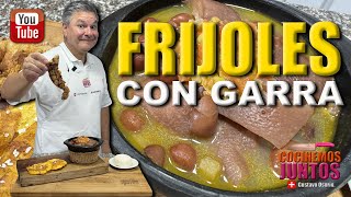 Como hacer FRIJOLES CON GARRA  muy fácil [upl. by Anaiviv]