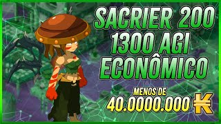 Dofus BUILD SACRIER 200 AGILIDADE ECONÔMICA  EXTREMAMENTE FORTE [upl. by Drofla308]