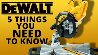 DEWALT DWS774  The Top 5 Things You Need to Know [upl. by Nel]