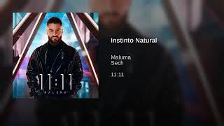 Maluma Ft Sech  Instinto Natural Audio [upl. by Corbie]