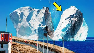 Strange Iceberg Suddenly Collapses Near Village Residents Turn Pale After Finding This Inside [upl. by Noid123]