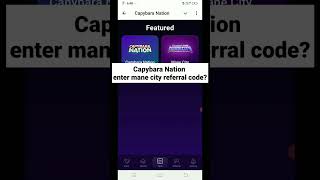 Capybara Nation New Task Aa Gaya Hai  Enter Mane City  Referral Code How To Capybara Nation [upl. by Biebel]