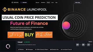 Usual Coin Launch on Binance Usual Coin Price Prediction amp Top Trading Tips [upl. by Carolina]