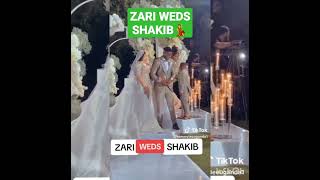 ZARI THE Boss Lady official Wedding wth SHAKIb zari diamondplatnumz wedding love Marriagezuchu [upl. by Ahsemrak]