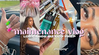 1000 MAINTENANCE VLOG  PREP FOR VACATION  new hair nail appointment lashes shopping  more [upl. by Torosian]