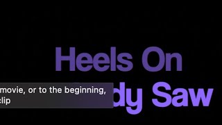 Lady Saw Heels On karaoke onscreen lyrics [upl. by Norre]