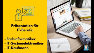 Präsentation für ITBerufe Fachinformatiker ITSystemelektroniker ITKaufmann [upl. by Cranford327]