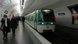 Paris MF77 Métro 8  Commerce [upl. by Eecrad470]