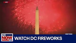 WATCH July Fourth DC fireworks show over Washington Monument  LiveNOW from FOX [upl. by Tloh]