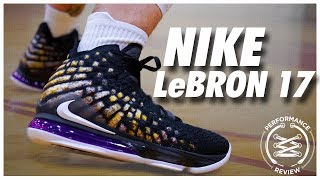 Nike LeBron 17 Performance Review [upl. by Okimik]