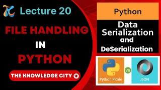 File Handling in Python  Part 2  The Knowledge City Data Science  Lecture 20 [upl. by Nasaj]