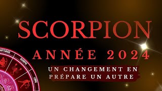 SCORPION ♏ANNÉE 2024 MOIS PAR MOIS  UN CHANGEMENT PRÉPARE UN AUTRE ✨✨✨ [upl. by Leach39]