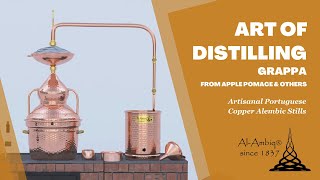 Art of Distilling Grappa from Apple Pomace  AlAmbiq® [upl. by Zelda]