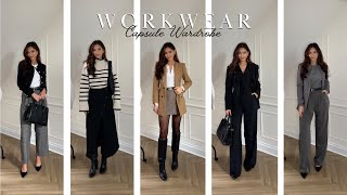 Musthave workwear essentials for autumn 2023  Capsule Wardrobe with links [upl. by Phia]