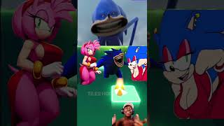 Hot Amy Rose vs Giant Shin Sonic vs Hot Sonica Female x Coffin Dance Tiles Hop shorts [upl. by Meehaf485]