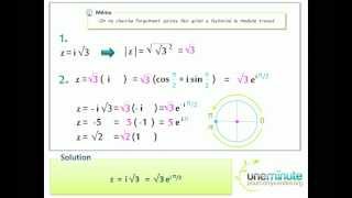 Transformer un complexe  Une Minute Pour Comprendre  TS  TES  3 [upl. by Ednalrym996]