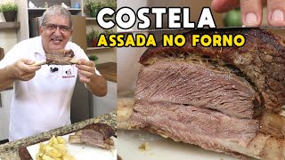 Como Fazer Costela no Forno com Batatas  Tv Churrasco [upl. by Asetal503]