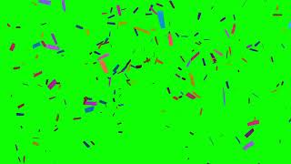 Green Screen Animated Confetti  Free Download [upl. by Petite]