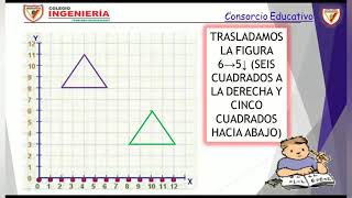 TRANSFORMACIONES EN EL PLANO CARTESIANO TRASLACIÓN DE FIGURAS  4TO GRADO [upl. by Gierk]