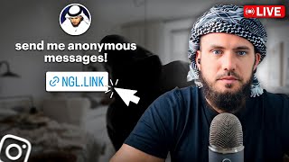 Live Q and A on Anonymous Question form Instagram [upl. by Adlei]