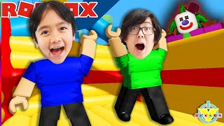 Ryan Escapes Patchys Playhouse in Roblox Lets Play Ryan Vs Daddy [upl. by Gujral]