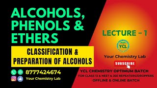 Alcohols Phenols amp Ethers Class 12 PreparationNEETJEEL1 [upl. by Seamus]