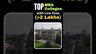 Top MBA Colleges with Low Fees Less than 2 Lakhs  MBAGuruji  ytshort educational top 2024 [upl. by Leandra]