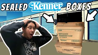 Opening 30 year old Kenner Toy Boxes Storage Unit Toy Hunt [upl. by Neirol]