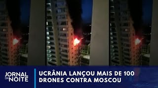 Ucrânia faz maior ataque contra a Rússia desde 2022 I Jornal da Noite [upl. by Holden94]