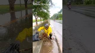 Unclogging Storm Drains to Prevent Street Flooding shorts video viralvideo shortvideo [upl. by Collier642]