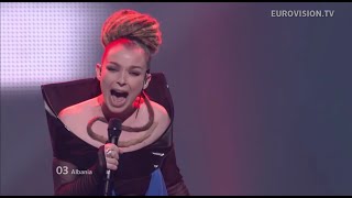 Rona Nishliu  Suus  Albania  Live  Grand Final  2012 Eurovision Song Contest [upl. by Enelhtac]