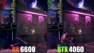 AMD RX 6600 vs RTX 4060 Watchdogs Legion [upl. by Hazem]