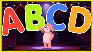 ABCD Song  Learn the Alphabet  ABC Nursery Rhyme [upl. by Ynney]