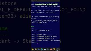 PowerShell How To Start Any URL [upl. by Nelyt]