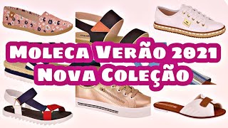 MOLECA VERÃO  NOVA COLEÇÃO COMPLETA  SAPATOS LANÇAMENTOS E TENDÊNCIAS  Caren Sales [upl. by Banquer]