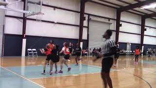 Houston Flames Orange vs Kita Hoopz Pink 32424 [upl. by Enetsirk]