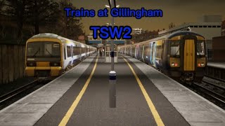 Trains at Gillingham  TSW2 [upl. by Larok]