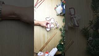 Geniale Weihnachtsengel aus Moosgummi mit Glitzer Pfeifenputzern diy basteln christmas [upl. by Alessig]