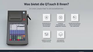 Kleines Kassensystem  Einzelhandel  Gastronomie  QTouch 8 [upl. by Dachy809]