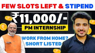 PM Internship Scheme 2024 Deadline Today  Selection Process Work From Home Stipend  PM Yojana [upl. by Alohs]