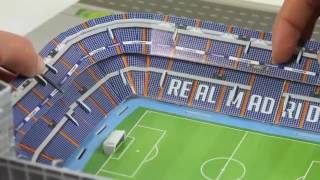 Puzzle 3D Stadion Santiago Bernabéu Real Madrid CF Nanostad Trefl [upl. by Pazit]