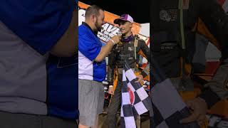 Llogan Crisafulli winner at Brewerton Speedway 83024 [upl. by Eelatsyrc]