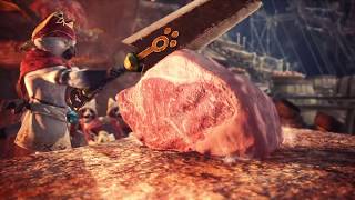 Monster Hunter World  Cooking Animation 3 [upl. by Fulviah]