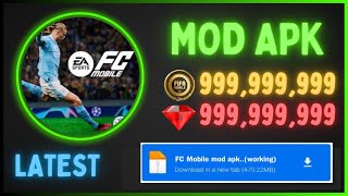 FC MOBILE 25 MOD APK v23105 Gameplay  EA FC Mobile MOD MENU APK 2025 Unlimited Money amp Coins [upl. by Adihsaar]