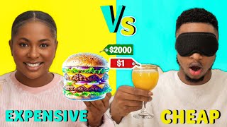 CHEAP Vs EXPENSIVE Food Challenge [upl. by Soph439]