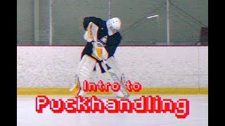 MHH Goalie Tutorials Intro to Puckhandling [upl. by Atinauj917]